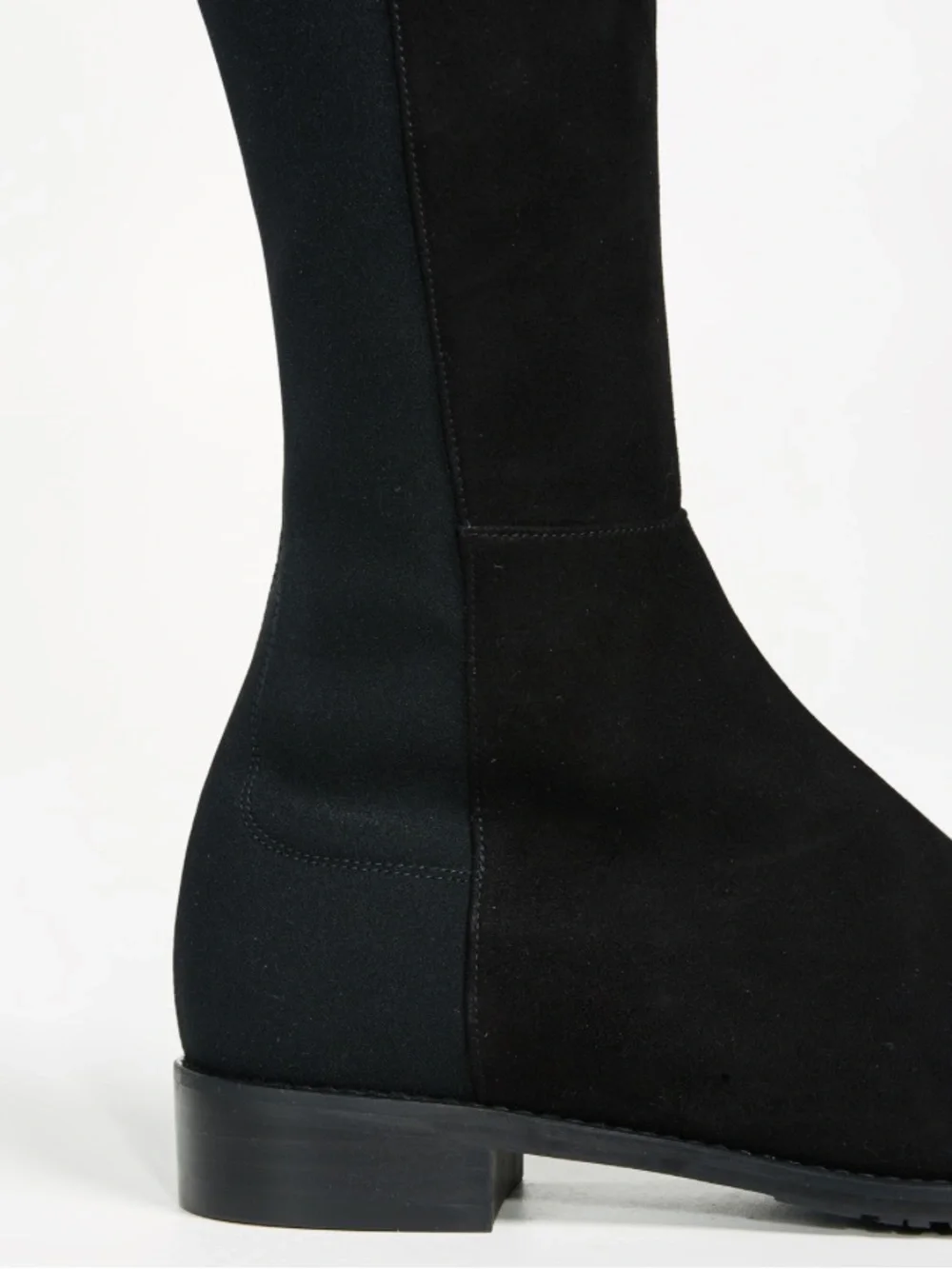 Stuart Weitzman 5050 Black Suede Over-the-Knee OTK Boots Size 6